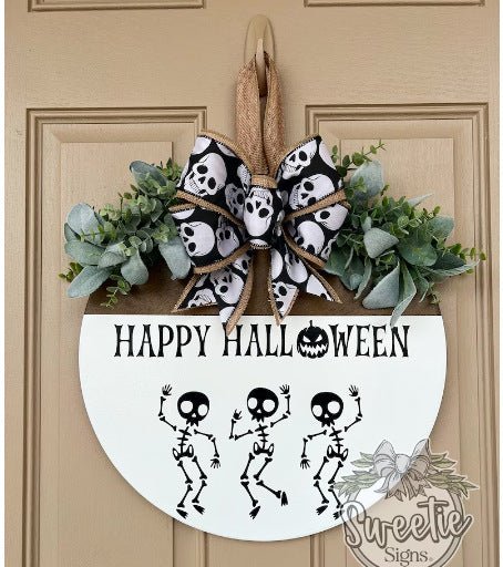 New Halloween White Ghost BOO Doorplate Decoration Pendant - 0 - Scribble Snacks