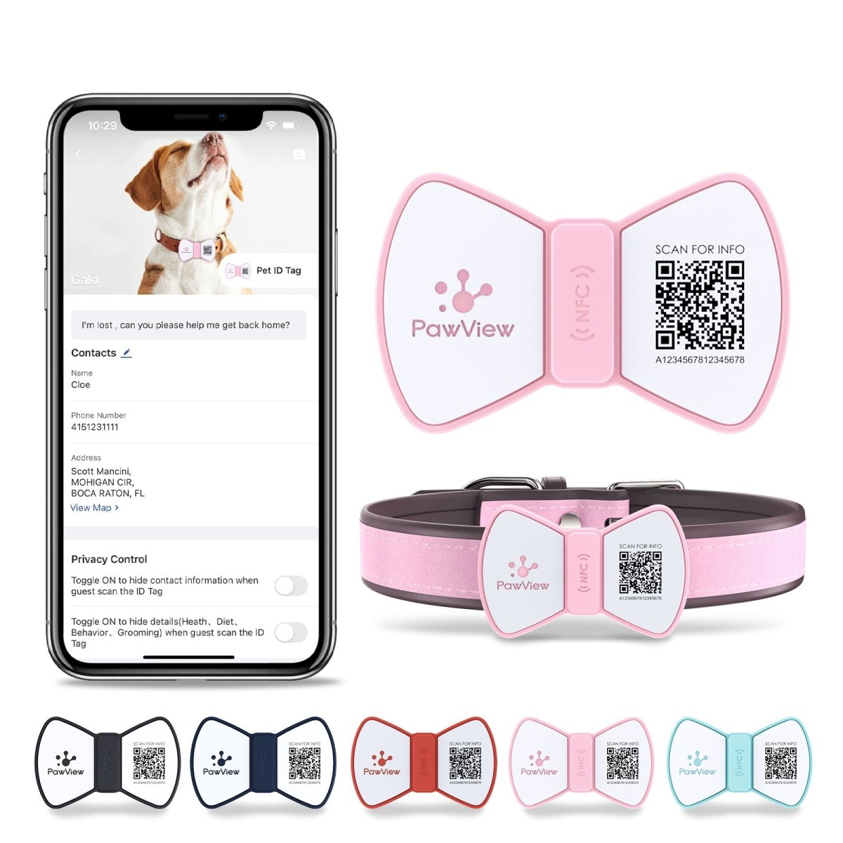 NFC Smart QR Code Pet Label Personalization - 0 - Scribble Snacks