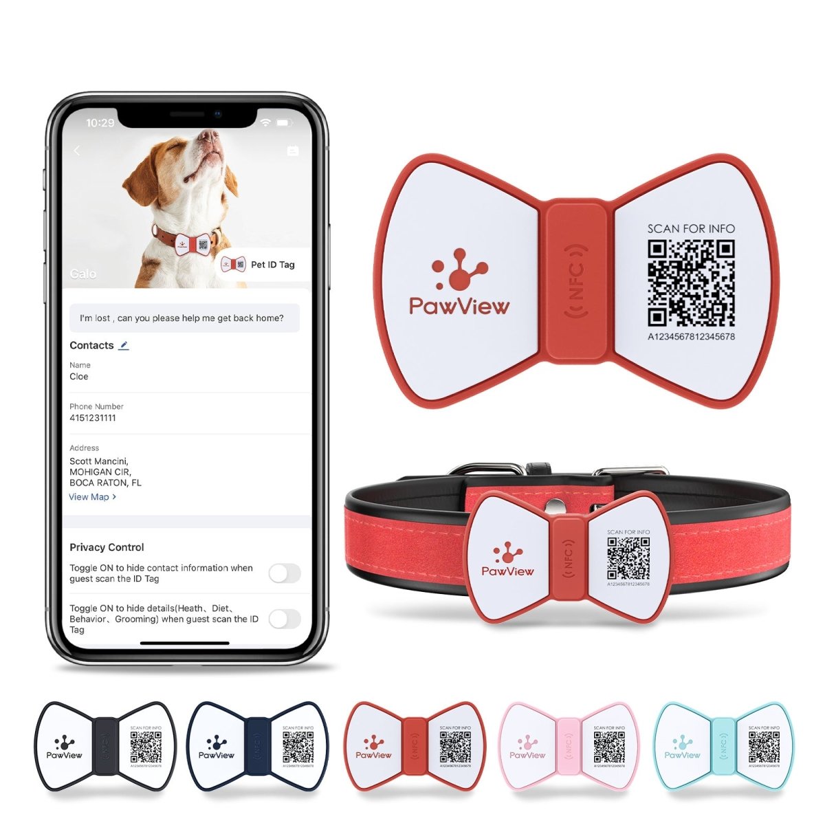 NFC Smart QR Code Pet Label Personalization - 0 - Scribble Snacks