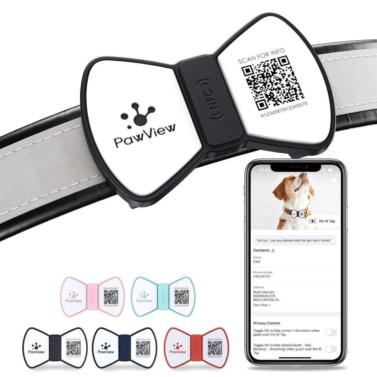 NFC Smart QR Code Pet Label Personalization - 0 - Scribble Snacks