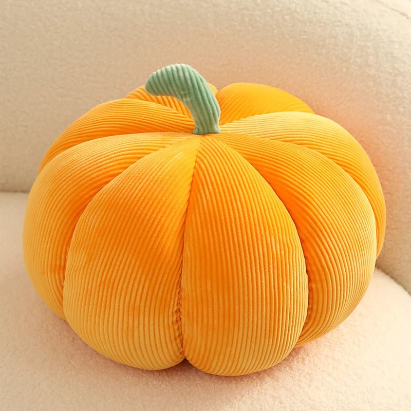 Nordic Pumpkin Decorative Pillow - Halloween - Seasonal Plush Pillows & Throw Decorations - Scribble Snacks