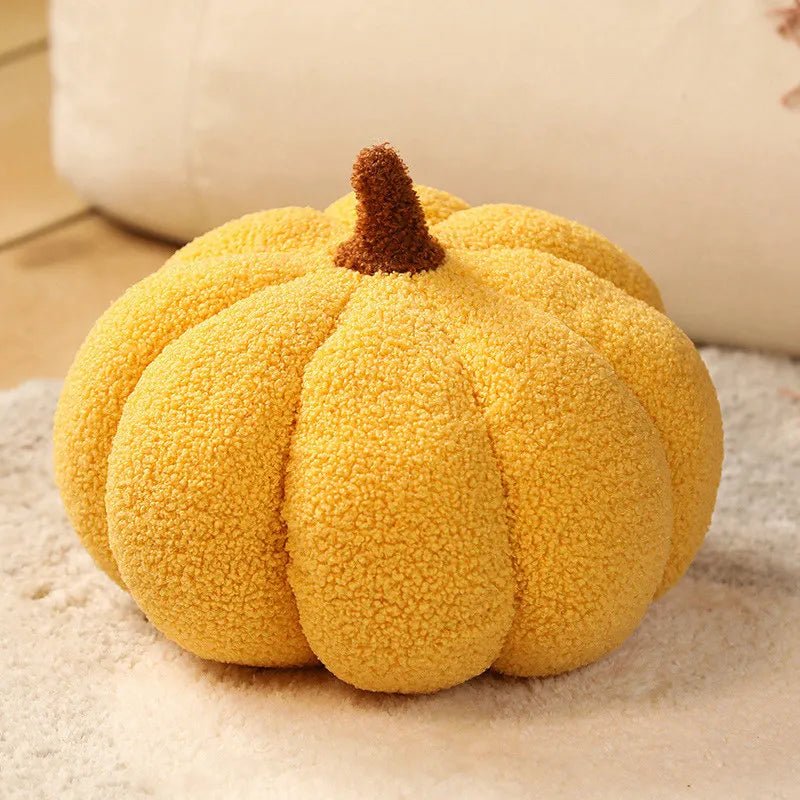 Nordic Pumpkin Decorative Pillow - Halloween - Seasonal Plush Pillows & Throw Decorations - Scribble Snacks