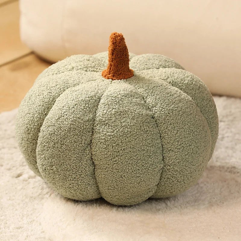 Nordic Pumpkin Decorative Pillow - Halloween - Seasonal Plush Pillows & Throw Decorations - Scribble Snacks