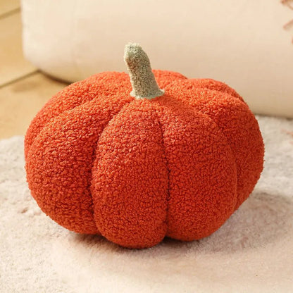 Nordic Pumpkin Decorative Pillow - Halloween - Seasonal Plush Pillows & Throw Decorations - Scribble Snacks