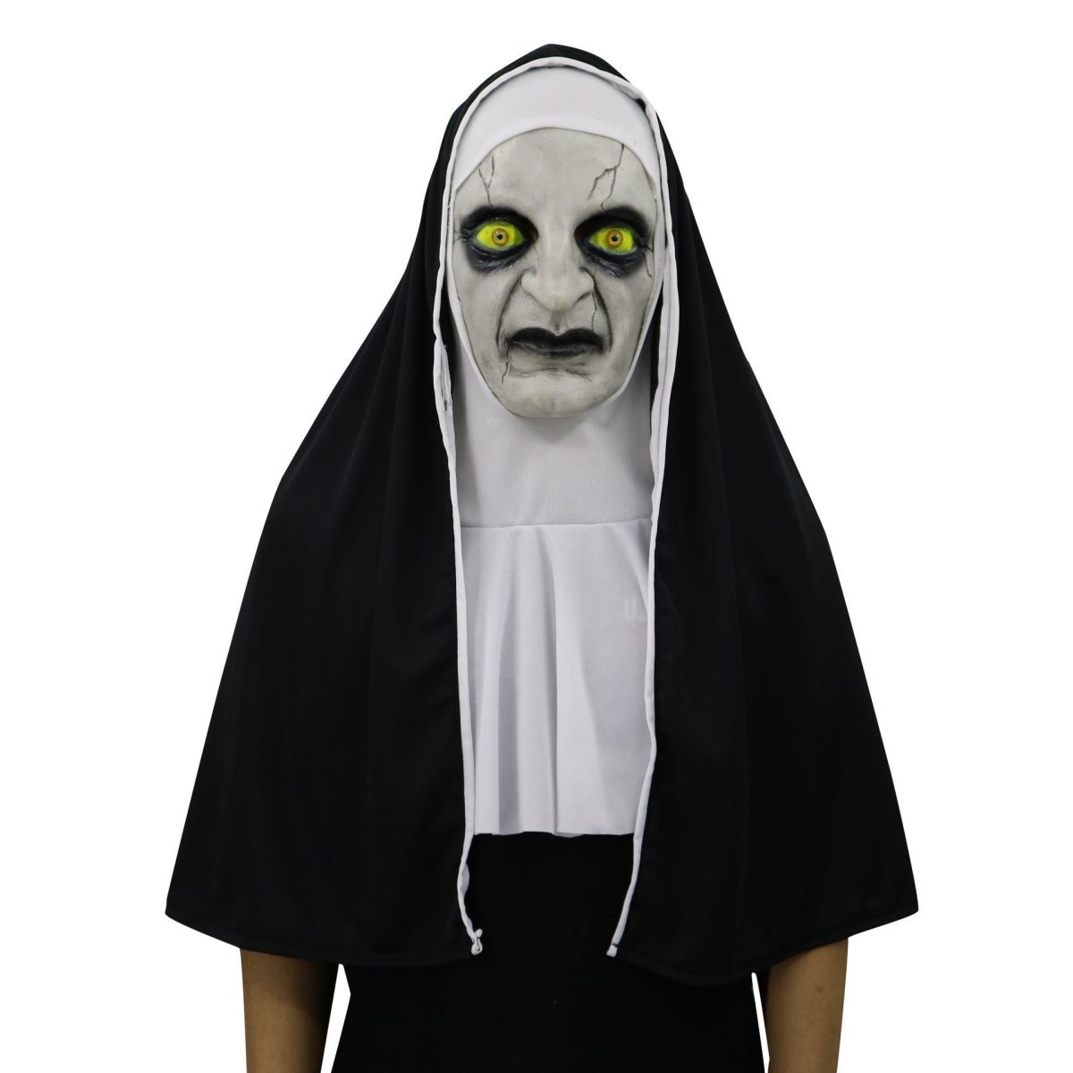 Nun Mask Halloween Ghost Horror Costume Played - 0 - Scribble Snacks