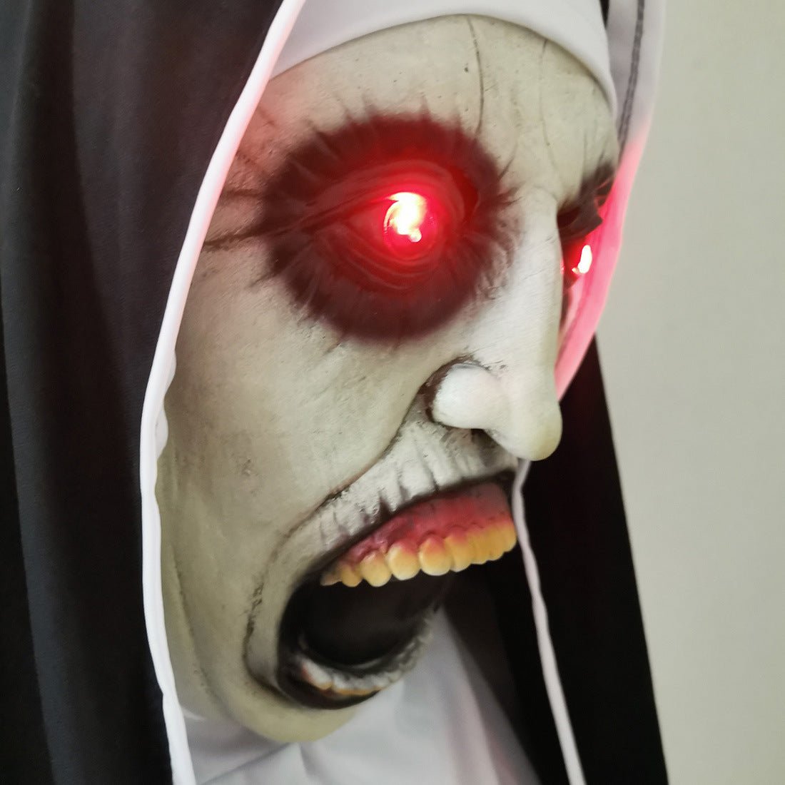 Nun Mask Halloween Ghost Horror Costume Played - 0 - Scribble Snacks