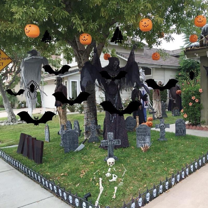 Outdoor Halloween Bat Wall Decoration - 0 - Scribble Snacks