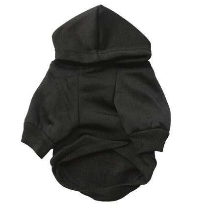 Pet Clothes Dog Costume Halloween Fleece Black Skull Pet Hooded T-shirt - 0 - Scribble Snacks