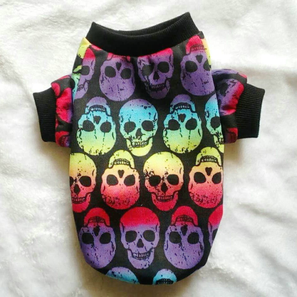 Pet Clothes Skull Halloween Supplies - 0 - Scribble Snacks