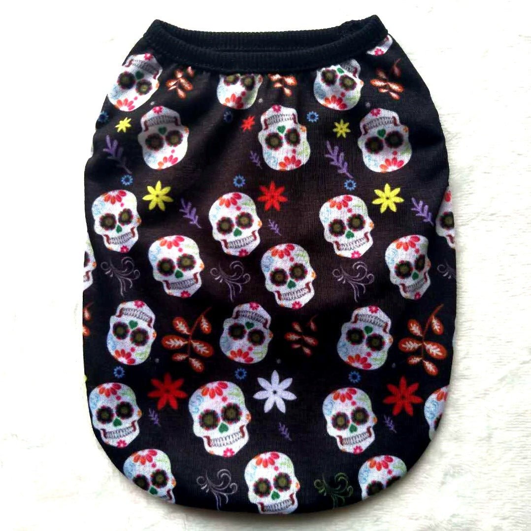 Pet Clothes Skull Halloween Supplies - 0 - Scribble Snacks