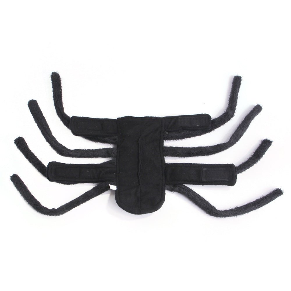 Pet Halloween Funny Spider Chest Back Creative Cat Dog Small Dog Transformation Costume For Dogs Cats Party Cosplay Funny Outfit - 0 - Scribble Snacks