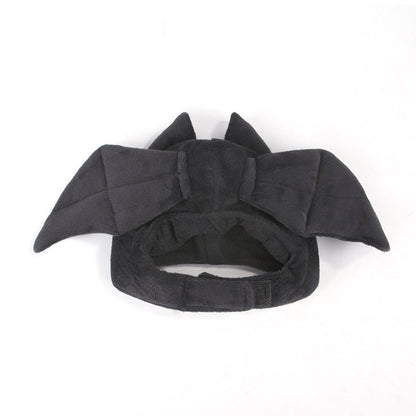 Pet Halloween Hat Teddy Dress Up Bat Headdress Cat Hat Cat Head - 0 - Scribble Snacks