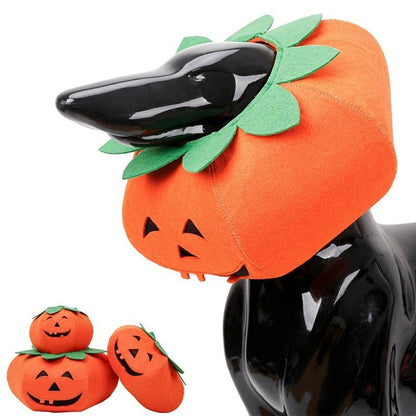 Pet Halloween Pumpkin Collars Cute Pet Cosplay Accessories - 0 - Scribble Snacks