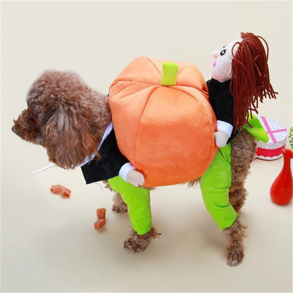 Pet Halloween Pumpkin Decorations for Clothes - 0 - Scribble Snacks