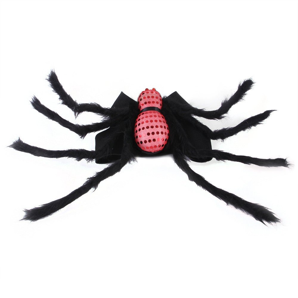 Pet Sequined Spider Chest And Back Halloween Creative Cats, Dogs, Small Dogs And Costumes - 0 - Scribble Snacks