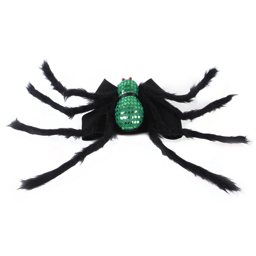 Pet Sequined Spider Chest And Back Halloween Creative Cats, Dogs, Small Dogs And Costumes - 0 - Scribble Snacks