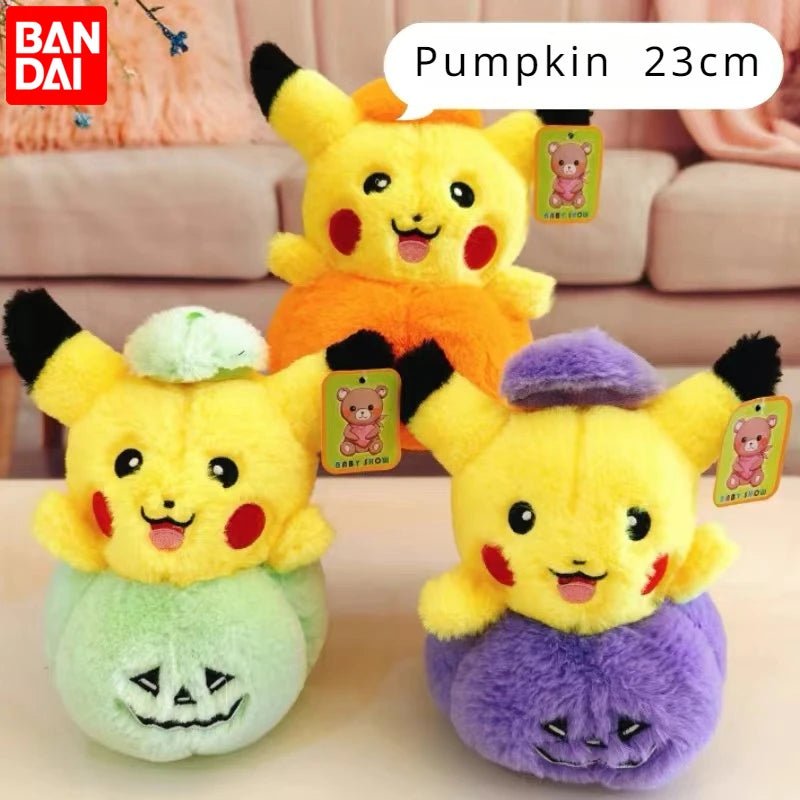 Pikachu Halloween Pumpkin Plush Doll - Halloween - Plush Toys & Pillows - Scribble Snacks