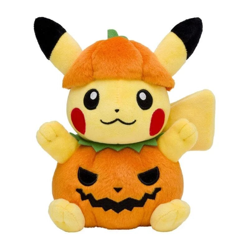 Pikachu Pumpkin Plush Toy - Halloween - Plush Toys & Pillows - Scribble Snacks