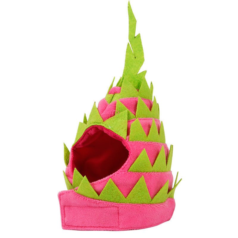 Pitaya Fruit Design Pet Hat Dog Cat Puppy Halloween Party Costumes - 0 - Scribble Snacks