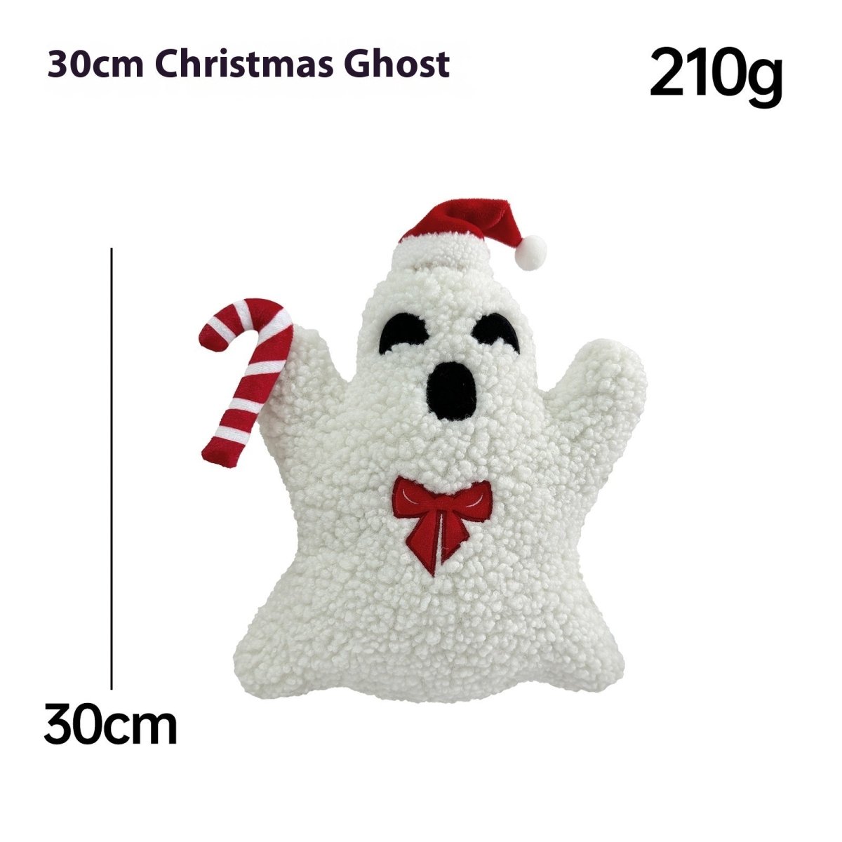 Plush Toy Ghost Pillow Halloween Home Pillow - 0 - Scribble Snacks