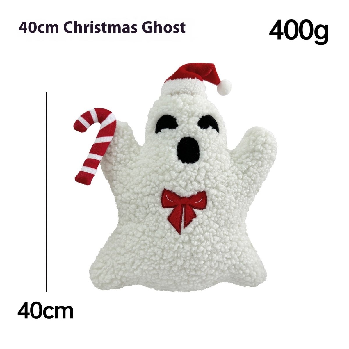 Plush Toy Ghost Pillow Halloween Home Pillow - 0 - Scribble Snacks