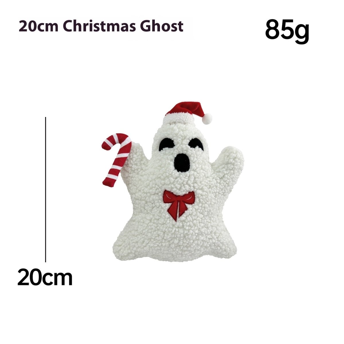 Plush Toy Ghost Pillow Halloween Home Pillow - 0 - Scribble Snacks