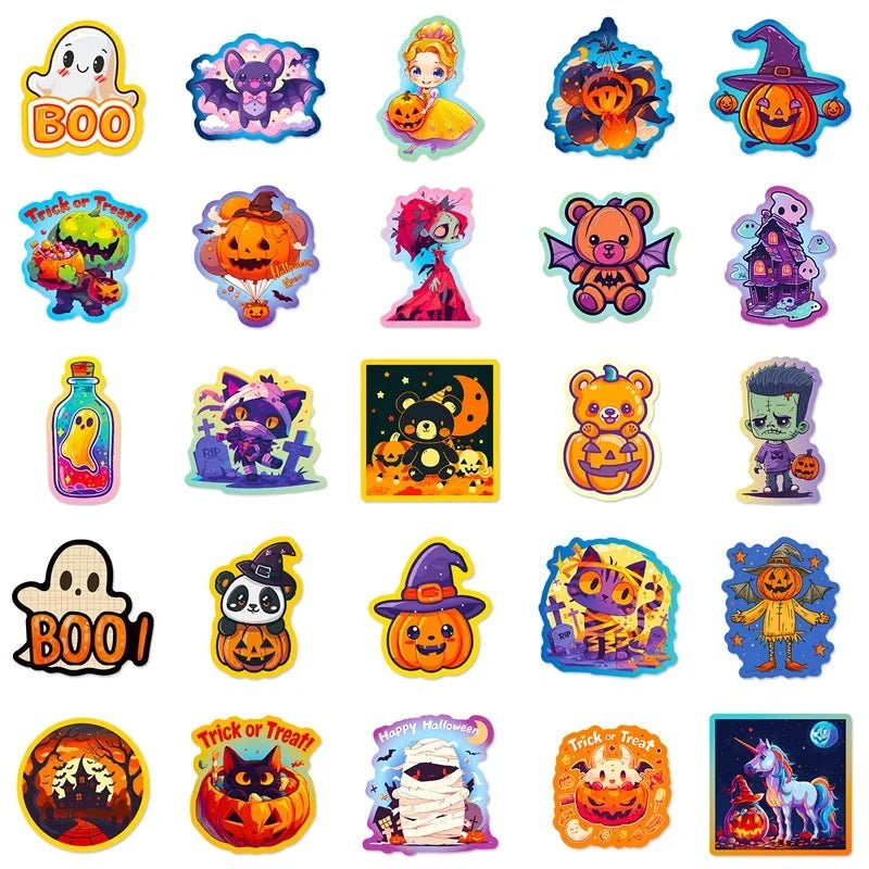 Pumpkin Cuties Sticker Pack - Halloween - Stickers & Labels (including Scrapbooking, Wall Decals) - Scribble Snacks