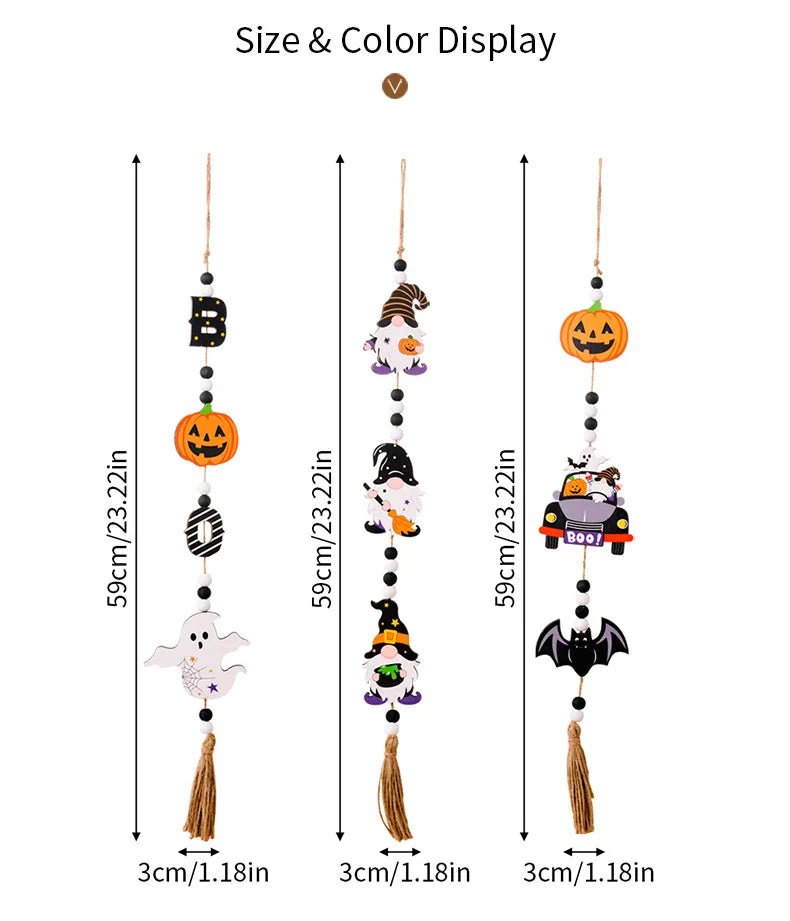 Pumpkin Dwarf Bat Hanging Decor - Halloween - Party Banners & Hanging Ornaments - Scribble Snacks