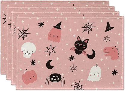 Pumpkin Festive Dining Placemats - Halloween - Tableware (Placemats, Napkin Rings, Table Runners) - Scribble Snacks