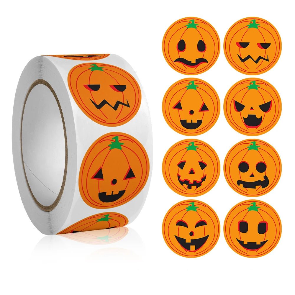 Pumpkin Ghost Envelope Stickers - Halloween - Stickers & Labels (including Scrapbooking, Wall Decals) - Scribble Snacks