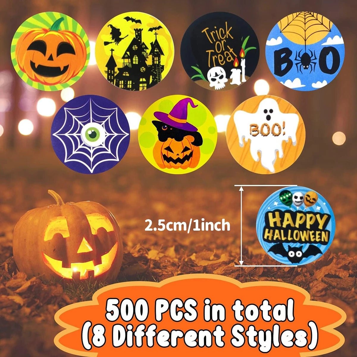 Pumpkin Ghost Envelope Stickers - Halloween - Stickers & Labels (including Scrapbooking, Wall Decals) - Scribble Snacks