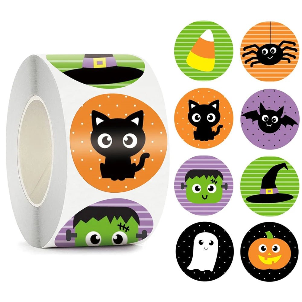 Pumpkin Ghost Envelope Stickers - Halloween - Stickers & Labels (including Scrapbooking, Wall Decals) - Scribble Snacks