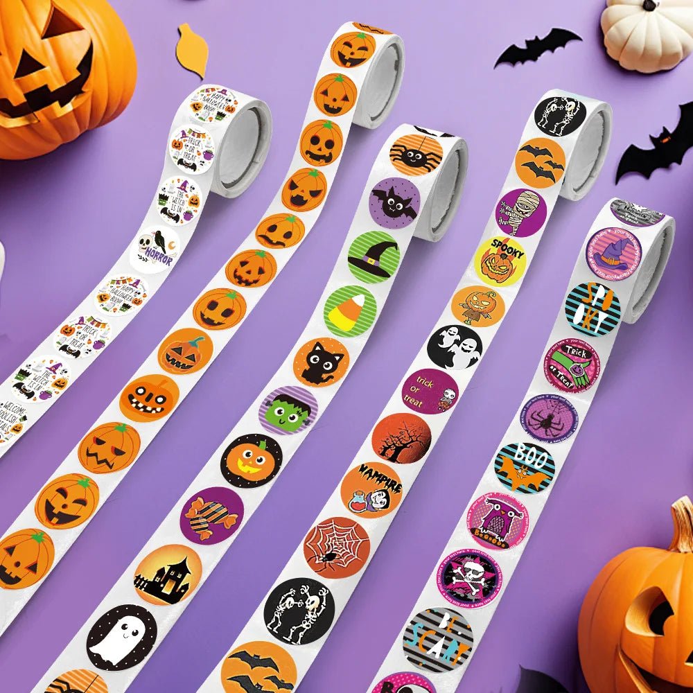 Pumpkin Ghost Envelope Stickers - Halloween - Stickers & Labels (including Scrapbooking, Wall Decals) - Scribble Snacks