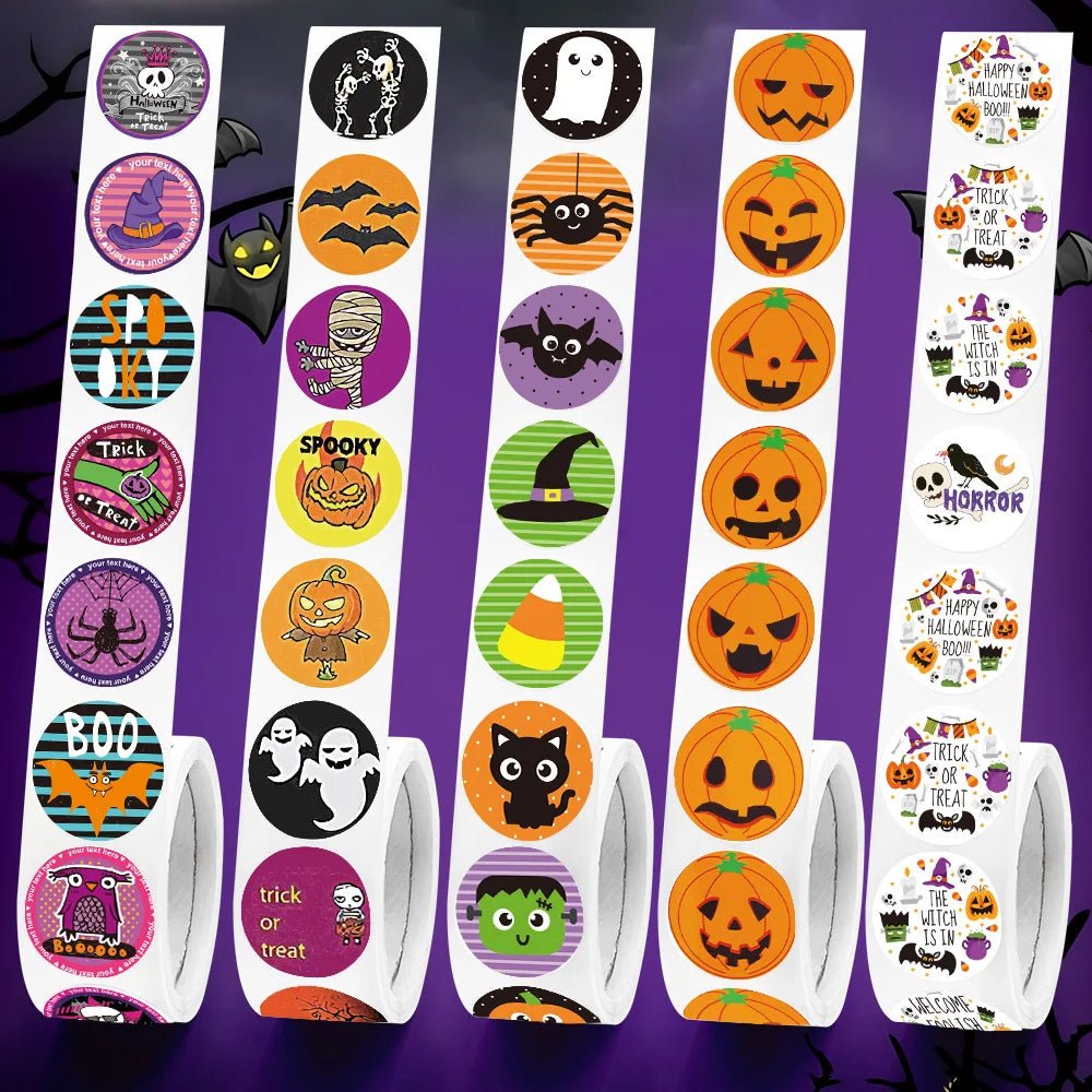 Pumpkin Ghost Envelope Stickers - Halloween - Stickers & Labels (including Scrapbooking, Wall Decals) - Scribble Snacks