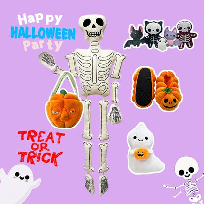 Pumpkin Ghost Fluffy Set - Halloween - Plush Toys & Pillows - Scribble Snacks