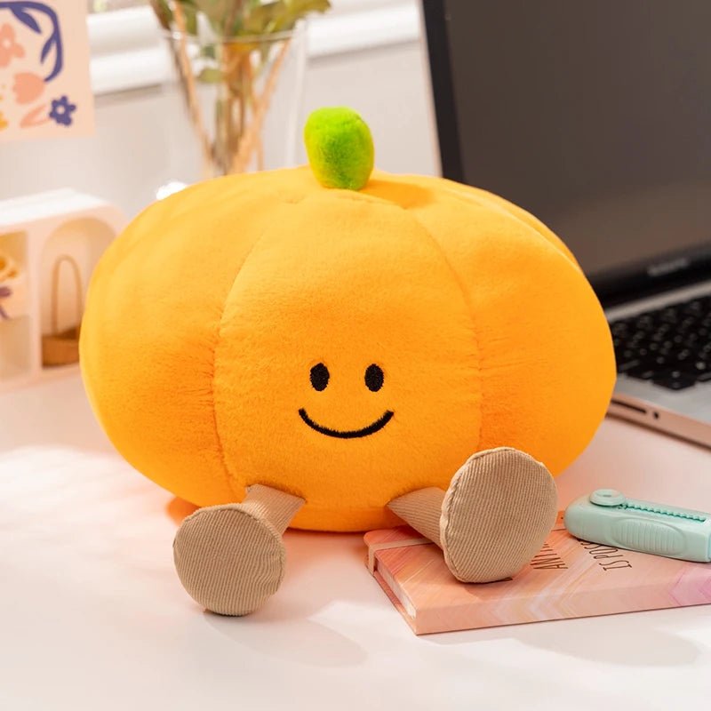 Pumpkin Ghost Plush Toy - Halloween - Plush Toys & Pillows - Scribble Snacks