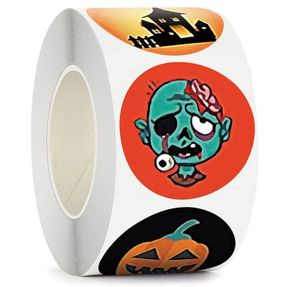 Pumpkin Ghost Stickers - Halloween - Halloween - Stickers & Labels (including Scrapbooking, Wall Decals) - Scribble Snacks