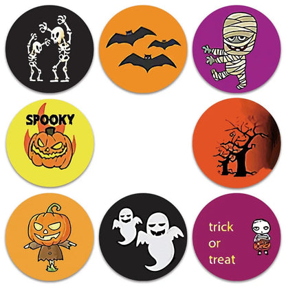 Pumpkin Ghost Stickers - Halloween - Halloween - Stickers & Labels (including Scrapbooking, Wall Decals) - Scribble Snacks