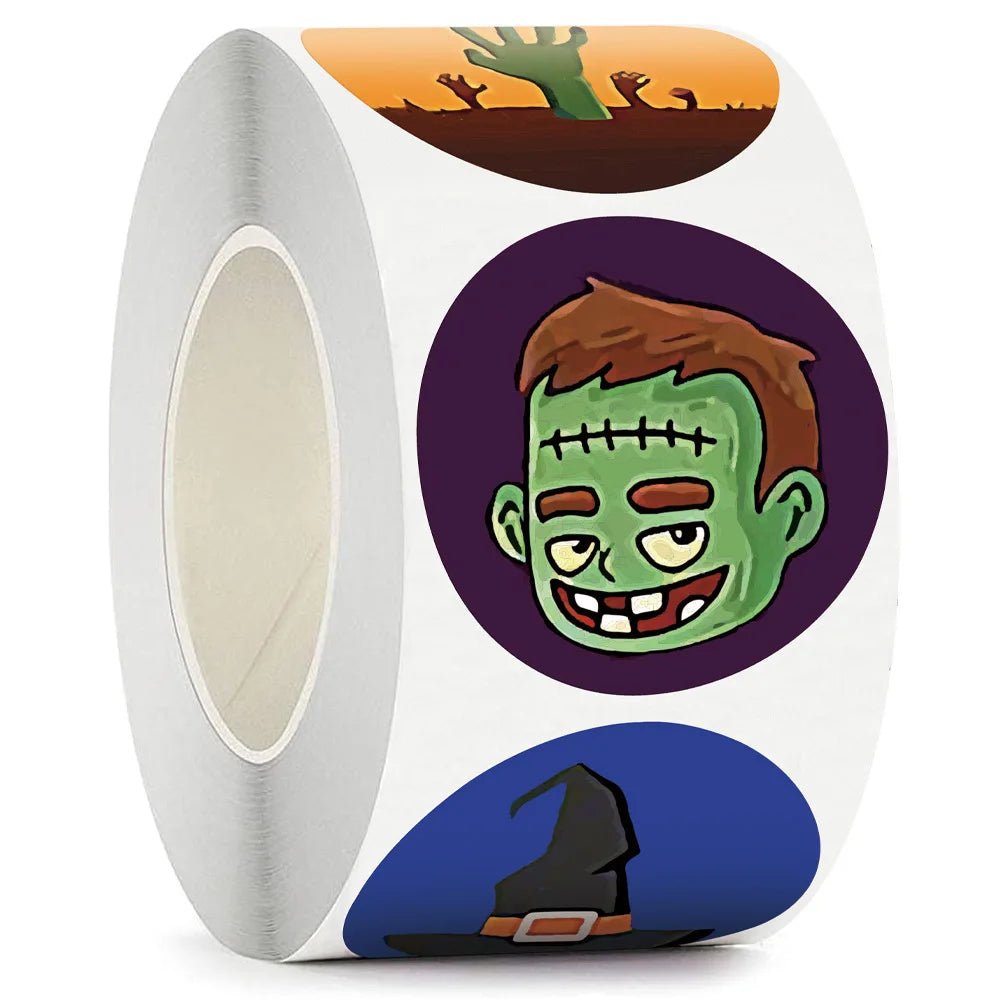 Pumpkin Ghost Stickers - Halloween - Halloween - Stickers & Labels (including Scrapbooking, Wall Decals) - Scribble Snacks