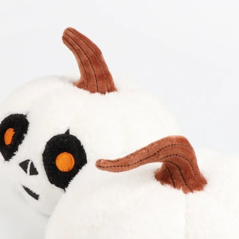 Pumpkin Ghost Throw Pillow Toy - Halloween - Seasonal Plush Pillows & Throw Decorations - Scribble Snacks