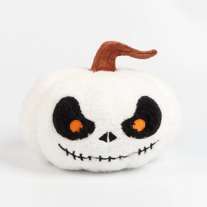 Pumpkin Ghost Throw Pillow Toy - Halloween - Seasonal Plush Pillows & Throw Decorations - Scribble Snacks