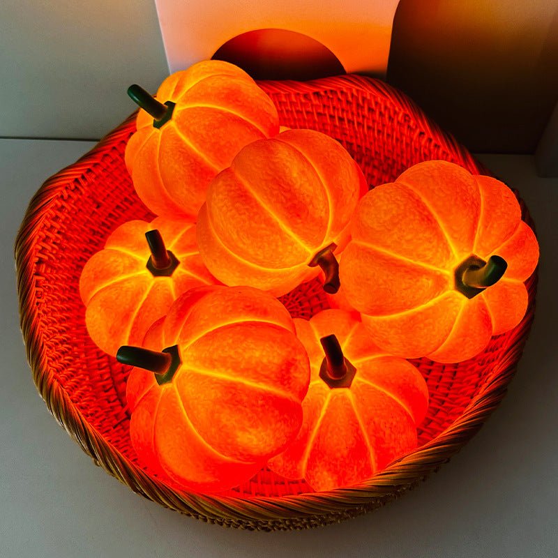 Pumpkin Halloween Decorative Night Light Bedroom Dormitory Creative Bedside Lights Eye Protection Deco Night Lamp - 0 - Scribble Snacks