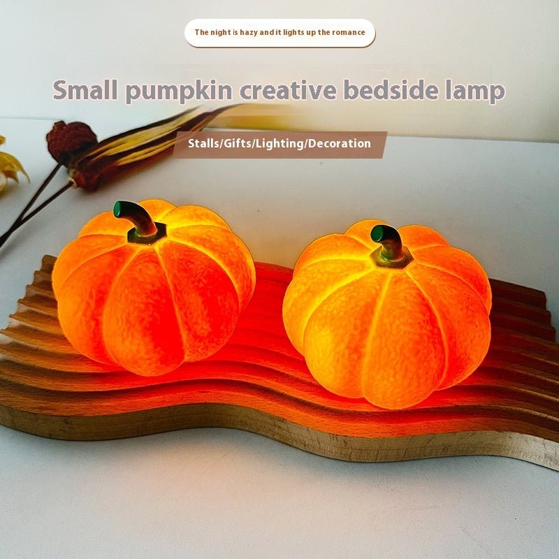 Pumpkin Halloween Decorative Night Light Bedroom Dormitory Creative Bedside Lights Eye Protection Deco Night Lamp - 0 - Scribble Snacks