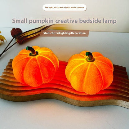 Pumpkin Halloween Decorative Night Light Bedroom Dormitory Creative Bedside Lights Eye Protection Deco Night Lamp - 0 - Scribble Snacks