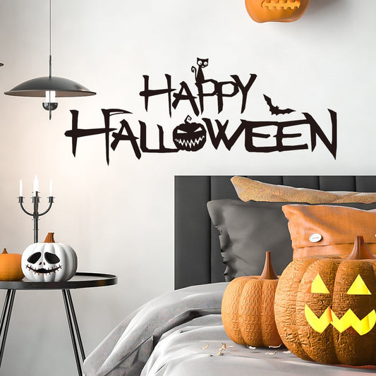 Pumpkin Halloween Decorative Wall Stickers - 0 - Scribble Snacks