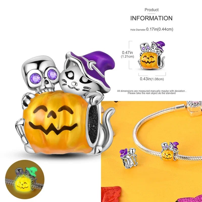 Pumpkin Holiday Pendant Charm - Halloween - Resin Ornaments & Charms - Scribble Snacks