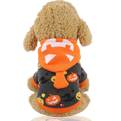 Pumpkin Lamp Pet Costume Funny Halloween Christmas Dog Clothes - 0 - Scribble Snacks