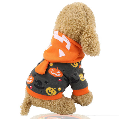 Pumpkin Lamp Pet Costume Funny Halloween Christmas Dog Clothes - 0 - Scribble Snacks