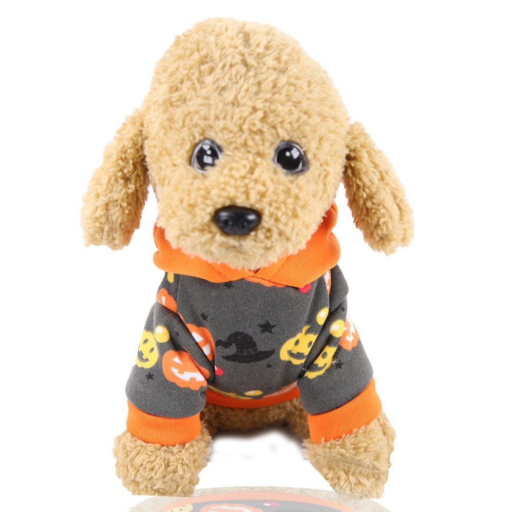 Pumpkin Lamp Pet Costume Funny Halloween Christmas Dog Clothes - 0 - Scribble Snacks