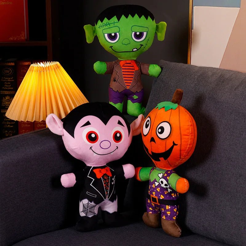 Pumpkin Monster Plush Toy - Halloween - Plush Toys & Pillows - Scribble Snacks